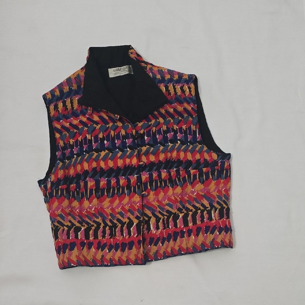 Jaeger Wool, Multicolor,‎ VintGe Vest S